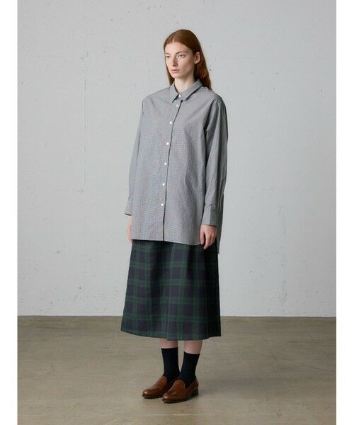 MidiUmi / ミディウミ ミニ・ひざ丈スカート | MidiUmi チェックタックスカート | 詳細3
