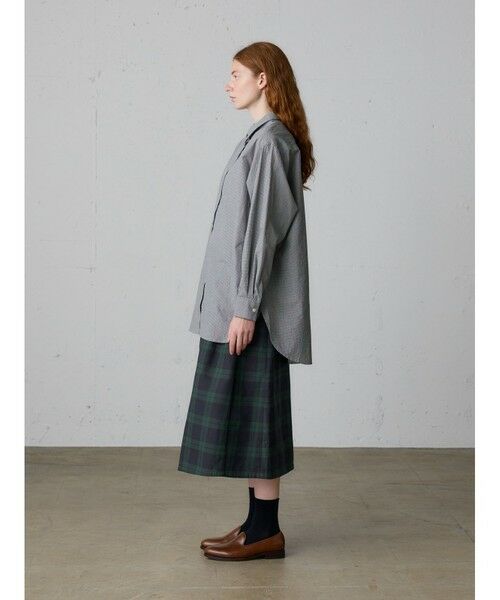 MidiUmi / ミディウミ ミニ・ひざ丈スカート | MidiUmi チェックタックスカート | 詳細4