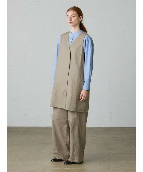 MidiUmi / ミディウミ その他パンツ | MidiUmi コットンリネンワイドボリュームパンツ | 詳細4