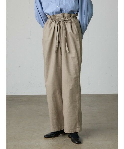 MidiUmi / ミディウミ その他パンツ | MidiUmi コットンリネンワイドボリュームパンツ | 詳細7