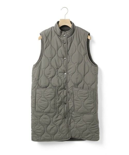MidiUmi / ミディウミ ベスト | MidiUmi キルティングリバーシブルベスト | 詳細5