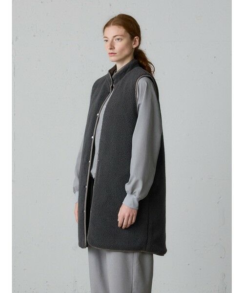 MidiUmi / ミディウミ ベスト | MidiUmi キルティングリバーシブルベスト | 詳細12