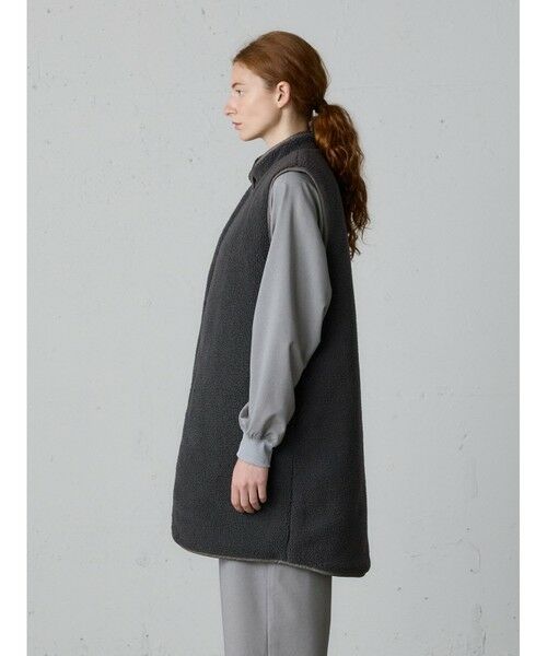 MidiUmi / ミディウミ ベスト | MidiUmi キルティングリバーシブルベスト | 詳細13