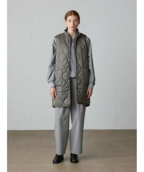 MidiUmi / ミディウミ ベスト | MidiUmi キルティングリバーシブルベスト | 詳細15