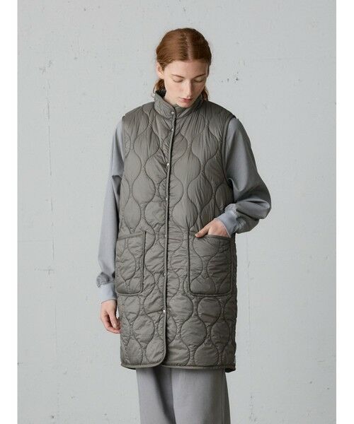 MidiUmi / ミディウミ ベスト | MidiUmi キルティングリバーシブルベスト | 詳細7