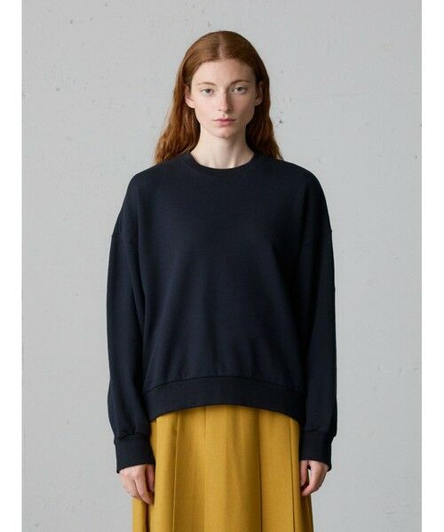 MidiUmi/ミディウミ MidiUmi ワイドスウェットプルオーバー ブラック(color99) FREE MidiUmi/ミディウミ MidiUmi ワイドスウェットプルオーバー ブラック(color99) FREE