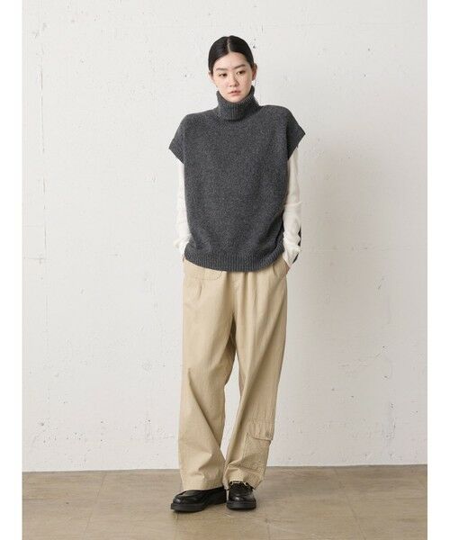 MidiUmi / ミディウミ カットソー | MidiUmi ワッフルヘンリーネックプルオーバー | 詳細10