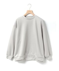 MidiUmi / ミディウミ カットソー | MidiUmi スムースダブルニットスウェットプルオーバー