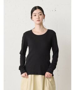 MidiUmi / ミディウミ カットソー | MidiUmi ワッフルクルーネックプルオーバー