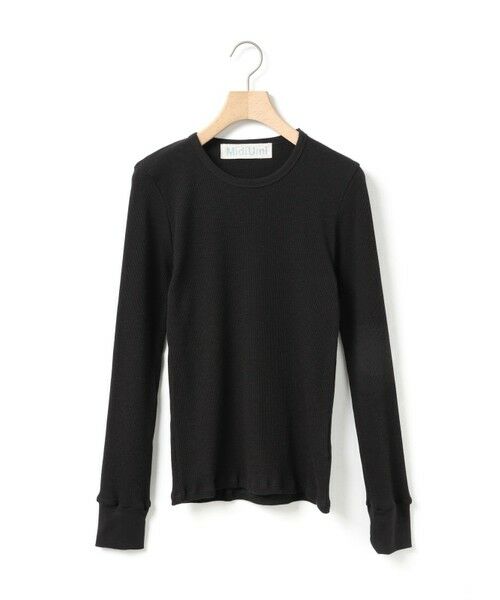 MidiUmi / ミディウミ カットソー | MidiUmi ワッフルクルーネックプルオーバー | 詳細2