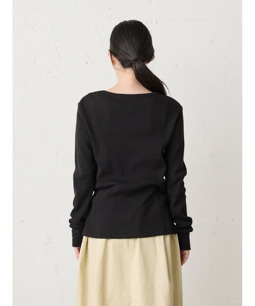 MidiUmi / ミディウミ カットソー | MidiUmi ワッフルクルーネックプルオーバー | 詳細6