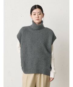 MidiUmi / ミディウミ ベスト | MidiUmi ハイネックニットベスト
