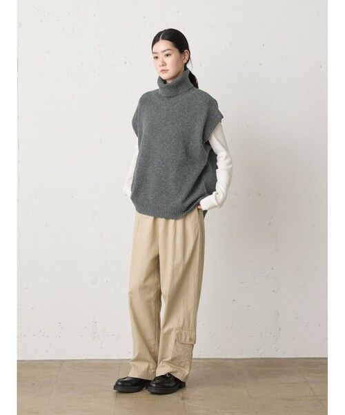 MidiUmi / ミディウミ ベスト | MidiUmi ハイネックニットベスト | 詳細15