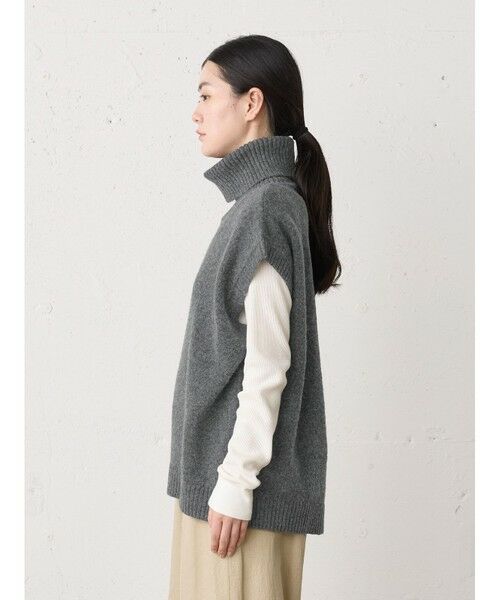 MidiUmi / ミディウミ ベスト | MidiUmi ハイネックニットベスト | 詳細11