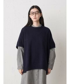 MidiUmi / ミディウミ ベスト | MidiUmi クルーネックコクーンベスト