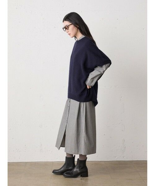 MidiUmi / ミディウミ ベスト | MidiUmi クルーネックコクーンベスト | 詳細8