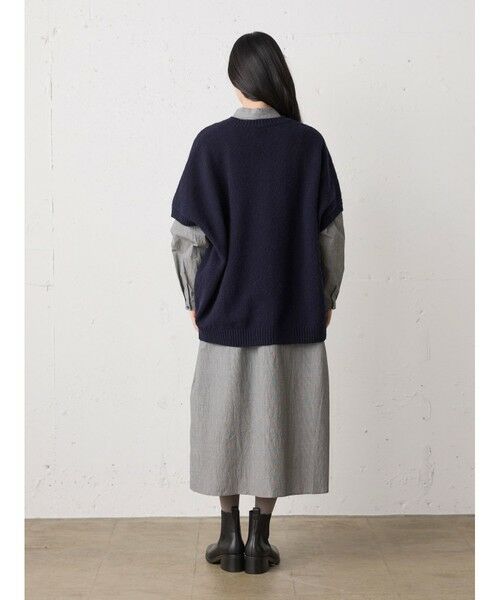 MidiUmi / ミディウミ ベスト | MidiUmi クルーネックコクーンベスト | 詳細9