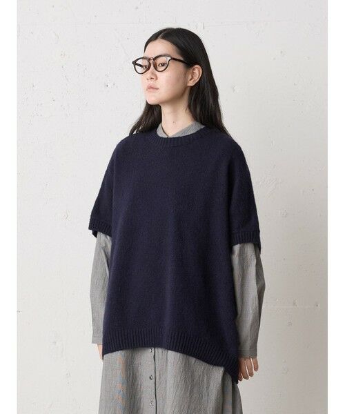 MidiUmi / ミディウミ ベスト | MidiUmi クルーネックコクーンベスト | 詳細3