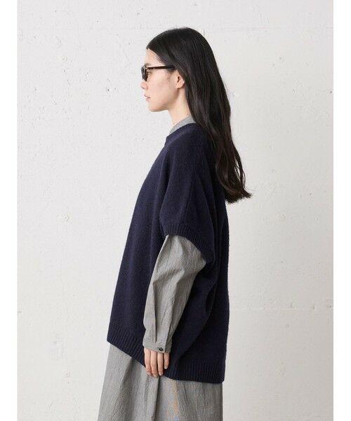 MidiUmi / ミディウミ ベスト | MidiUmi クルーネックコクーンベスト | 詳細4