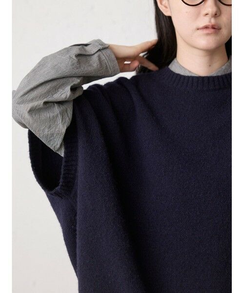 MidiUmi / ミディウミ ベスト | MidiUmi クルーネックコクーンベスト | 詳細6