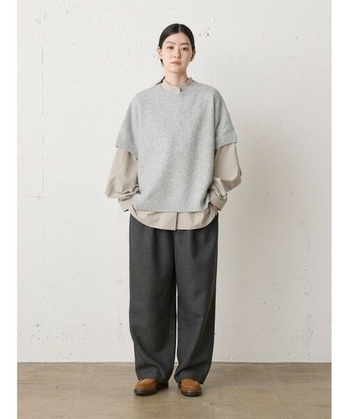 MidiUmi / ミディウミ ベスト | MidiUmi クルーネックコクーンベスト | 詳細11