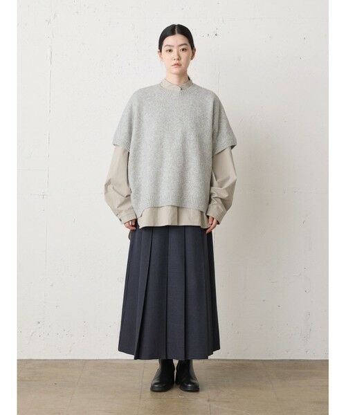 MidiUmi / ミディウミ ベスト | MidiUmi クルーネックコクーンベスト | 詳細12