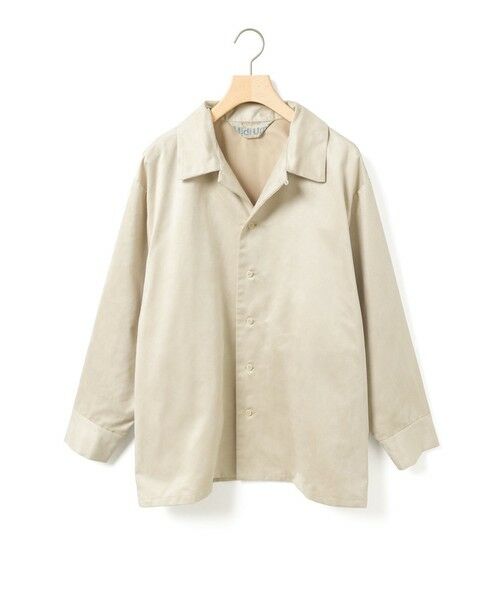 MidiUmi/ミディウミ MidiUmi フェイクスエードシャツ ベージュ(color20) FREE MidiUmi/ミディウミ MidiUmi フェイクスエードシャツ ベージュ(color20) FREE