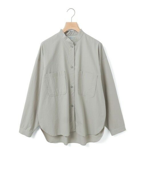 MidiUmi / ミディウミ シャツ・ブラウス | MidiUmi スタンドカラーワイドシャツ | 詳細2