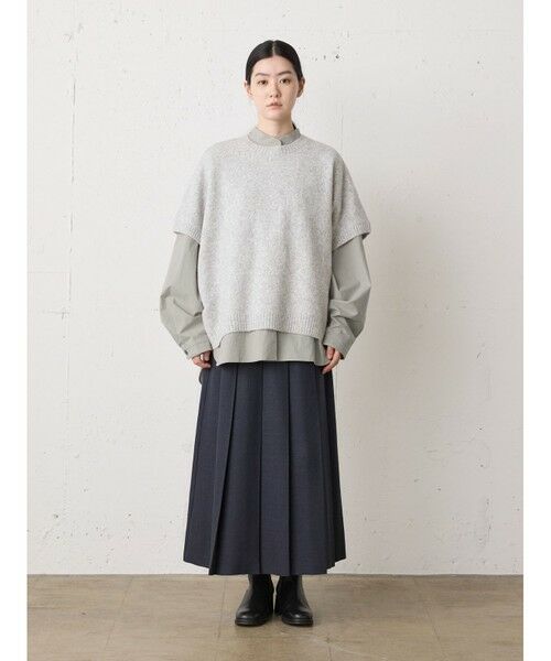 MidiUmi / ミディウミ シャツ・ブラウス | MidiUmi スタンドカラーワイドシャツ | 詳細11