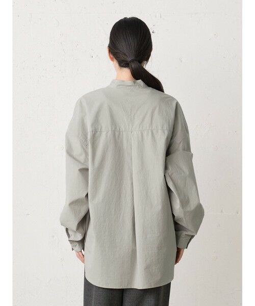 MidiUmi / ミディウミ シャツ・ブラウス | MidiUmi スタンドカラーワイドシャツ | 詳細6