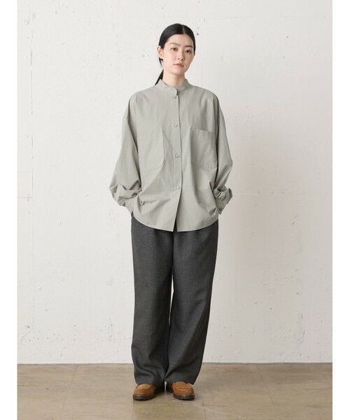 MidiUmi / ミディウミ シャツ・ブラウス | MidiUmi スタンドカラーワイドシャツ | 詳細7