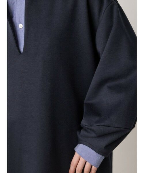 MidiUmi / ミディウミ ロング・マキシ丈ワンピース | MidiUmi スムースダブルニットスキッパーワンピース | 詳細12