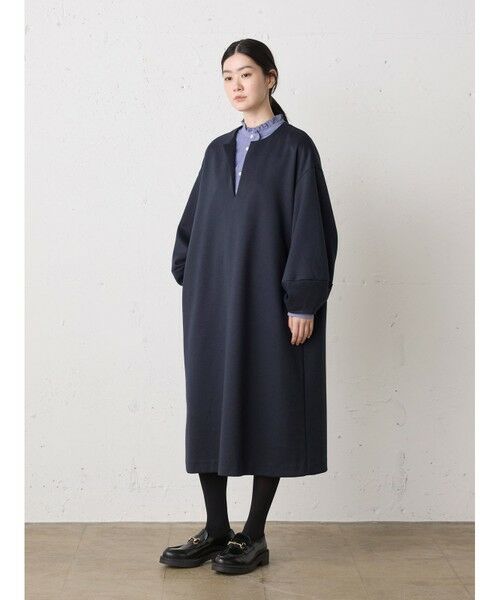 MidiUmi / ミディウミ ロング・マキシ丈ワンピース | MidiUmi スムースダブルニットスキッパーワンピース | 詳細4