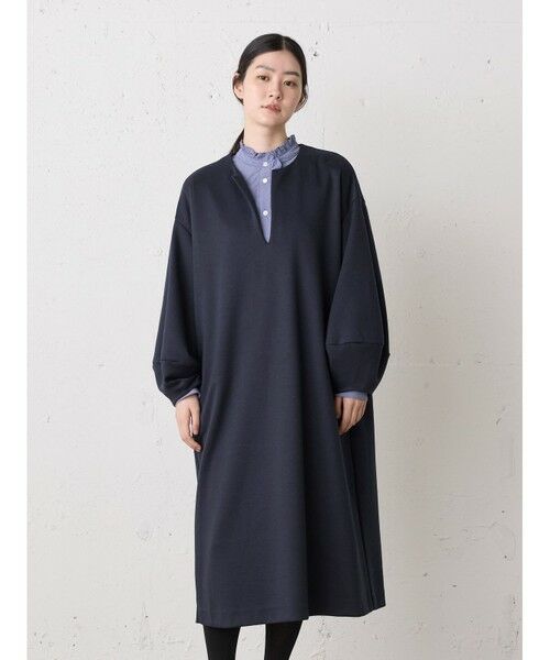 MidiUmi / ミディウミ ロング・マキシ丈ワンピース | MidiUmi スムースダブルニットスキッパーワンピース | 詳細7