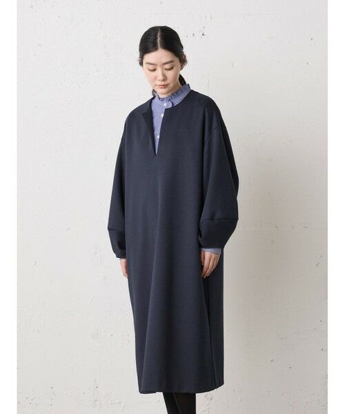 MidiUmi / ミディウミ ロング・マキシ丈ワンピース | MidiUmi スムースダブルニットスキッパーワンピース | 詳細8