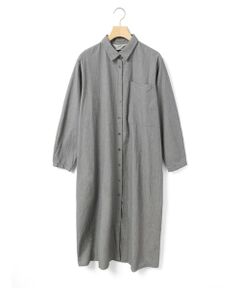 MidiUmi / ミディウミ ロング・マキシ丈ワンピース | MidiUmi ビッグポケットシャツワンピース