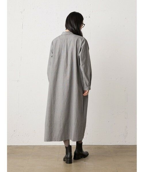 MidiUmi / ミディウミ ロング・マキシ丈ワンピース | MidiUmi ビッグポケットシャツワンピース | 詳細14