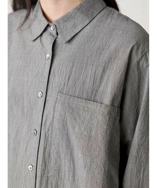 MidiUmi / ミディウミ ロング・マキシ丈ワンピース | MidiUmi ビッグポケットシャツワンピース | 詳細15