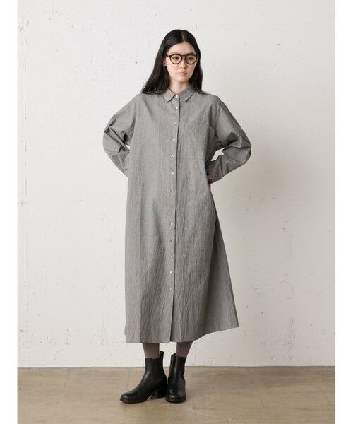 MidiUmi / ミディウミ ロング・マキシ丈ワンピース | MidiUmi ビッグポケットシャツワンピース | 詳細9
