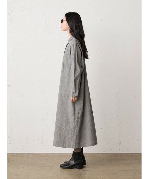 MidiUmi / ミディウミ ロング・マキシ丈ワンピース | MidiUmi ビッグポケットシャツワンピース | 詳細12
