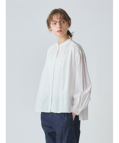 MidiUmi / ミディウミ シャツ・ブラウス | MidiUmi ギャザーワイドシャツ | 詳細4