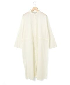 MidiUmi / ミディウミ ミニ丈・ひざ丈ワンピース | MidiUmi スタンドカラーシャツワンピース