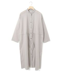 MidiUmi / ミディウミ ミニ丈・ひざ丈ワンピース | MidiUmi スタンドカラーシャツワンピース