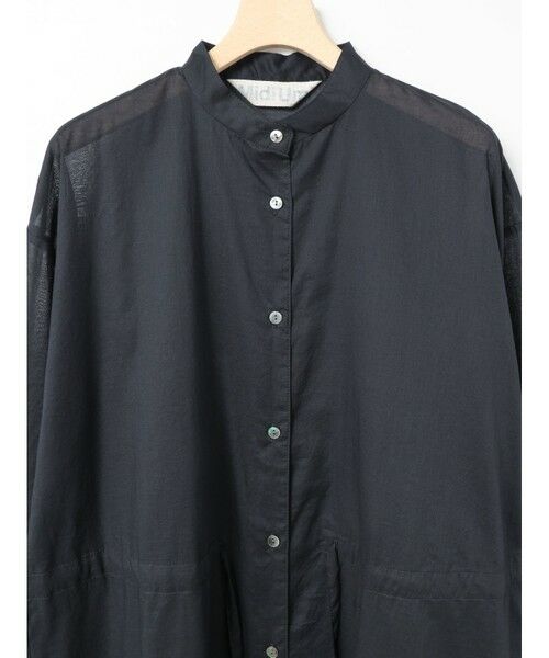 MidiUmi / ミディウミ ミニ丈・ひざ丈ワンピース | MidiUmi スタンドカラーシャツワンピース | 詳細3