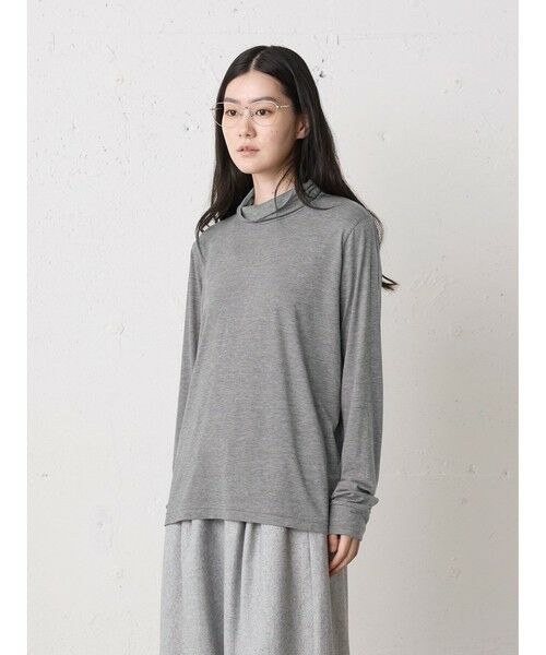 MidiUmi / ミディウミ カットソー | MidiUmi スムースタッチハイネックプルオーバー | 詳細5
