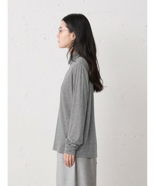 MidiUmi / ミディウミ カットソー | MidiUmi スムースタッチハイネックプルオーバー | 詳細6