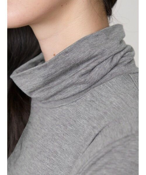 MidiUmi / ミディウミ カットソー | MidiUmi スムースタッチハイネックプルオーバー | 詳細8
