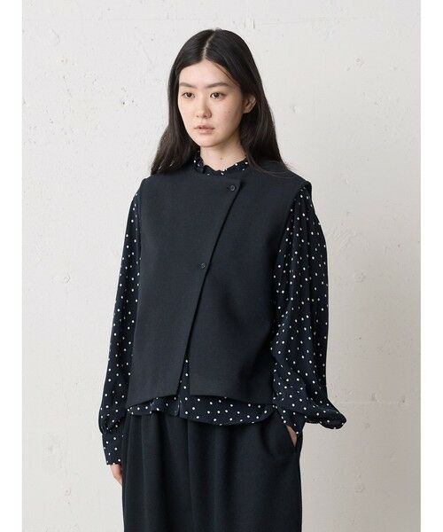 MidiUmi / ミディウミ ベスト | MidiUmi フランネルタッチベスト | 詳細3