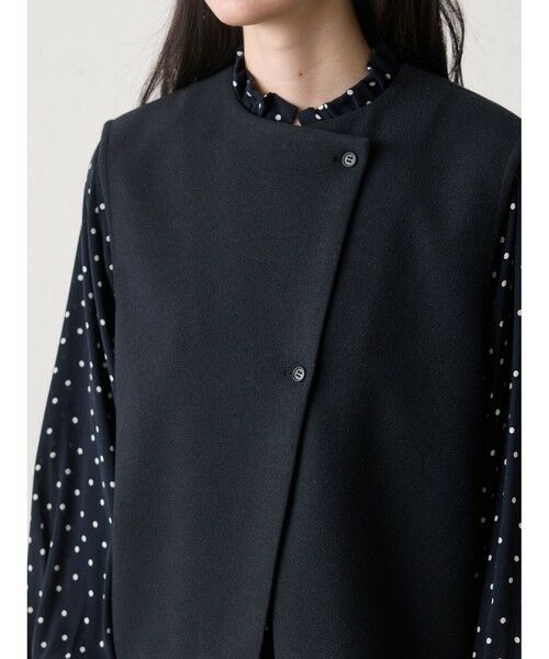 MidiUmi / ミディウミ ベスト | MidiUmi フランネルタッチベスト | 詳細6