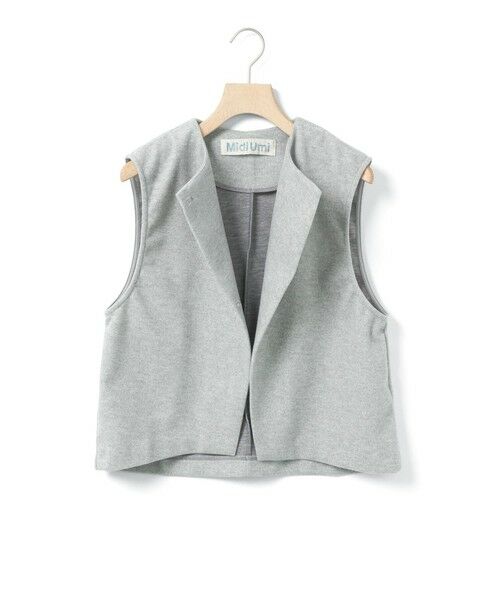 MidiUmi / ミディウミ ベスト | MidiUmi フランネルタッチベスト | 詳細13